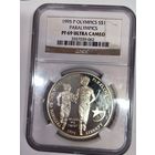 Доллар 1995 США - серебро - pf 69 ultra cameo NGC