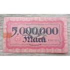 Werty71 Германия 5 миллионов 5000000 марок 1923 Заемный Банк Вюртемберга Штутгарт 5 000 000 банкнота гроссгельд
