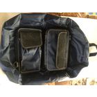 Только  из магазина в конце  80-х импортная  сумка-рюкзачёк-с кармашками  на  все  случаи  жизни. из  прочной  ткани.