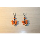 Бусы из натурального камня, длина 5.5 см.