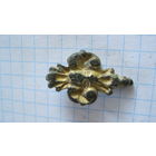 Накладка. Бронза, позолота.