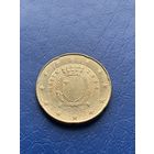 Мальта 20 евроцентов 2008 г