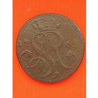 1 грош 1767 г. Польша (2). Станислав Август Понятовский, без мц.