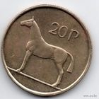 РЕСПУБЛИКА ИРЛАНДИЯ. 20 ПЕННИ 2000. ФАУНА. ЛОШАДЬ