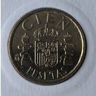 ИСПАНИЯ 100 ПЕСЕТ 1984 ГОД    UNC  В ХОЛДЕРЕ