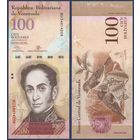 Венесуэла, 100 боливаров 2013 г., P-93g (29.10.2013, генерал Симон Боливар), UNC