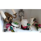 Светильник, ночник - свечи, бра ссср металлический на  2 лампочки