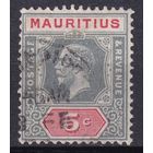 32.BrKM. Великобритания. Колонии. Маврикий. Георг V. Стандарт. 5C. 1921 г. Mi.#164 II.