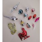 Игрушки елочные малютки СССР и др лотом