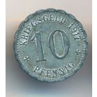 Германия Нотгельд 10 пфеннигов 1917 год Город Хаген в Вестфалене _состояние VF