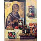 Натюрморт в Русском стиле авт Лысогорский.Ю.Б.1930-1988