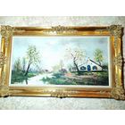 Картина в богатой раме.