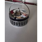 Сахарница кобальтовое стекло СССР