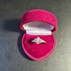 Красивое кольцо серебро 925 в позолоте лот#9, С РУБЛЯ! МНОГО ЛОТОВ С РУБЛЯ БЕЗ МЦ!