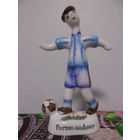 ФУТБОЛИСТ.СЕМИКАРАКОРСКАЯ КЕРАМИКА.АВТОРСКАЯ РАБОТА.