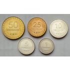 Восточный Тимор 1, 5, 10, 25, 50 сентаво 2004 г.