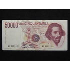 Италия 50 000 лир 1984г.