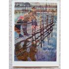 Дети. Богданов-Бельский. Дети на изгороди