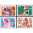 Дети СССР 1963 год (2813-2816) серия из 4-х марок