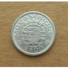 Португальский Мозамбик, 5 эскудо 1960 г., серебро 0.600
