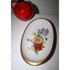 Авторская тарелка,ваза ручная роспись Дания королевская фабрика до 1950 г