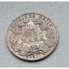 Германия 1/2 марки, 1917 "A" - Берлин 7-10-41