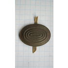 Кокарда РИА. Мельхиор.