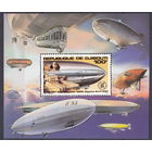 1980 Джибути  Цеппелин  ТРАНСПОРТ MNH