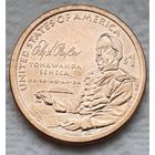 США 1 доллар 2022 г. Сакагавея. Индианка Тонаванда Сенека Эли Паркер. Двор P и D. Цена за 1 шт.