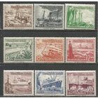 Германия(Рейх). Благотворительные марки. Корабли. 1937г. Mi#651-59. Серия.