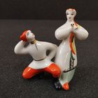 Статуэтка фарфоровая Плясуны, Полонский з-д. СССР