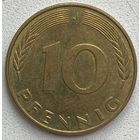 Германия 10 пфеннигов 1991 г. J