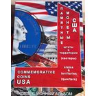 25 центов (квотер) 1999-2009 США в альбоме 53 штуки Штаты и территории