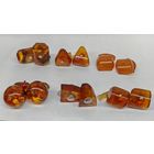 Запонки из янтаря. СССР. Одним лотом 6 пар. С рубля
