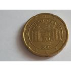 Австрия 2008 20 евроцентов