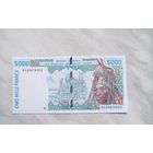 5000 франков Западная Африка литера D копия