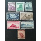 Польша 1941 Польское правительство в изгнании в Лондоне. Полная серия марок "Изображения разрушенной Варшавы и нахождения польских войск в Англии" (чистые*) Mi.360-367 каталог 45.00 евро