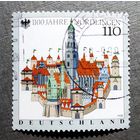 Марка Германия 1998 год 1100 лет Нёрдлингену
