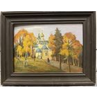 Картина В.Довшевич (уголок Минска Минское военное кладбище