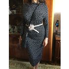 Платье в горошку 46 КАК НОВОЕ Из Англии вискоза