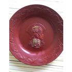 Тарелка декоративная на стену - Всесоюзная сельскохозяйственная выставка (ВСХВ), 1940 г, Мостпластмасс