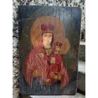 Икона 19век,  письмо на доске