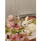 Заяц кролик статуэтка.цена за один