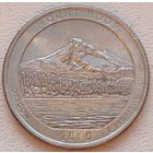 США 25 центов (квотер) 2010 Р Mount Hood Oregon