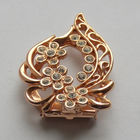 Винтажная брошь-зажим