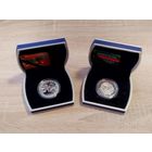 Серебро Дипломатические отношения Беларусь-Китай 15 лет и 20 лет, 20 рублей 2007 и 2012