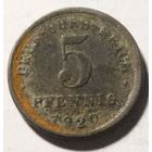 Германия 5 пфенинг 1920