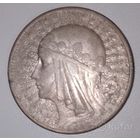 10 злотых Польша 1932 г. ЯДВИГА-КОРОЛЕВА