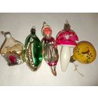 Ёлочная игрушка со сколом для реставрации, ёлочные игрушки ссср с дефектами. битые