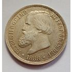 Бразилия 1000 рейс 1888 год серебро